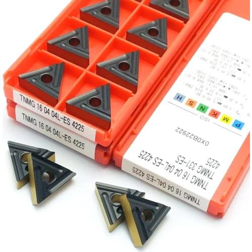 High quality TNMG160404L-ES 4225 TNMG160404R-ES 4225 carbide insert TNMG331 slotting metal lathe tool cutting tool TNMG 160404L