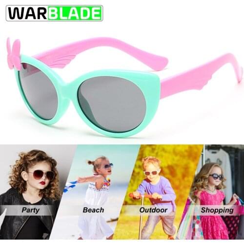 Cycling Eyewear Kids Polarized Goggles Baby Children TR90 Frame Sunglasses UV400 Boy Girls Cute Cool Eyewear Glasses WBL