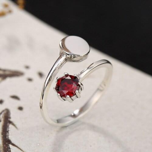 Hot silver S925 Sterling Silver openings Korean version simple fashion chain lady rings ring wholesale agent