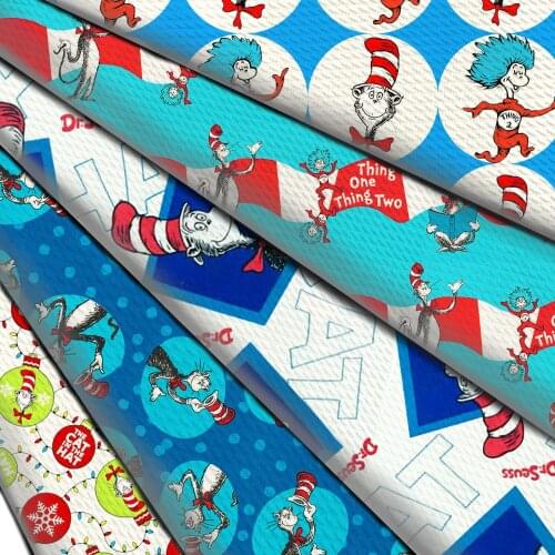 1/2yard Cartoon Animal Print Liverpool Bullet Fabric 4 Way Stretch Spandex Knitted Fabric For Baby HeadWrap Bummies