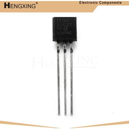 10piece MCP1700-3302E/TO TO-92 MCP1700 1700-3302E TO92 MCP1700-3302E Fixed LDO Voltage Regulator ICAliExpressIC In Stock