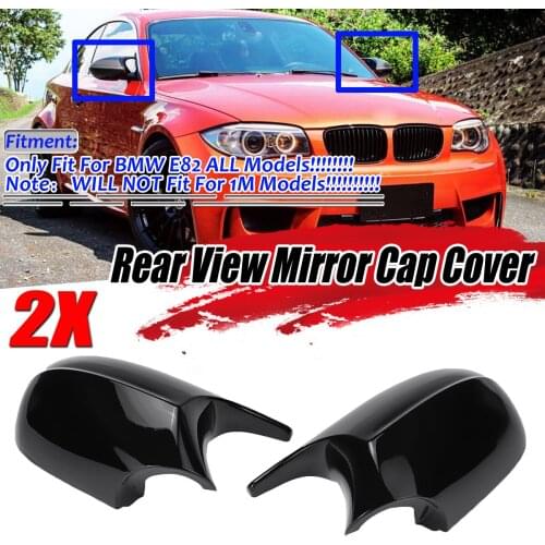 2x Rearview mirror cover E90 E91 E92 E93 Car side mirror cover is directly replaced with E90 E91 2008-11 E92 E93 2010-13 LCI