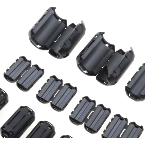 20x Noise Suppressor Reduction EMI RFI Cable Clip 7/9/13mm Core Cable Filter