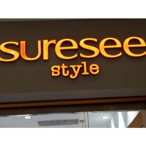 Substantial supply acrylic sign holder led sign board lighted letters