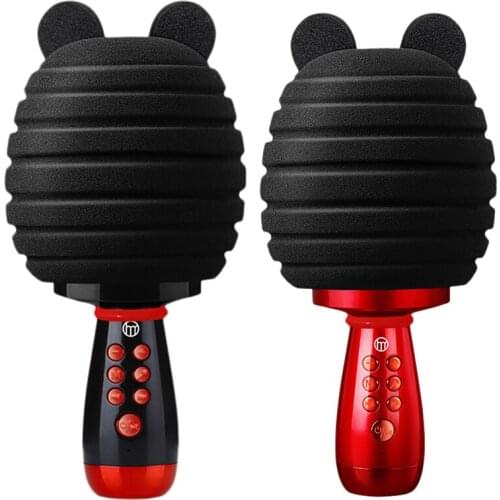 Childrens Wireless Microphone Magic Sound Karaoke Wireless Microphone For Parties/Outdoors/Travels