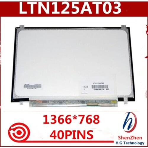 For Samsung 350U2B-A04 NP400B2B NP350U2A A01 Original New LTN125AT03 LTN125AT03-803 LTN125AT03-801 laptop LCD screen Matrix 12.5