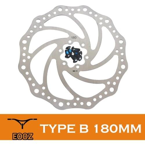 EOOZ Mountain Bicycle MTB Road Bike Disc Brake Rotors / Rotor 7 Inches 180mm International Standard with Bolts