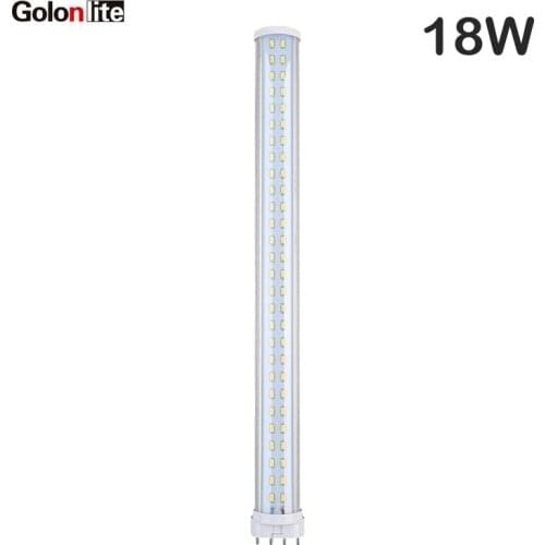 Golonlite 18W 2G11 LED tube 417mm replace 4-pin PLL lamp 36W 2G11 LED PL light factory high quality 3 years warranty PF0.9 Ra80