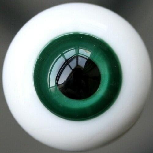 [wamami] 20mm Green Glass Eyes Eyeball BJD Doll Dollfie Reborn Making Crafts