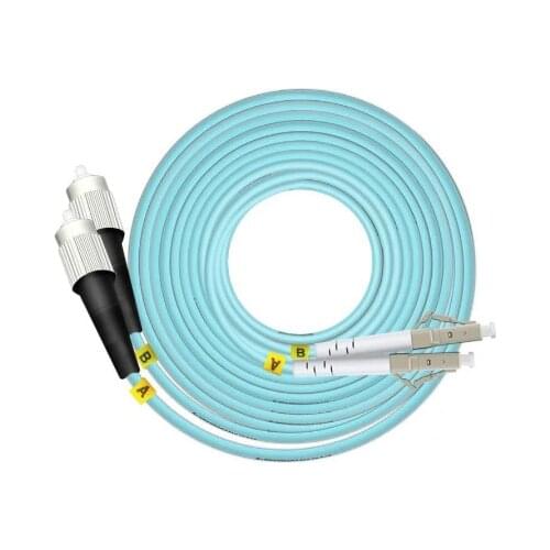 LC/UPC-FC/UPC Multi-Mode OM3 fiber Duple Jumper 2 Core Patch Cord Multimode 3M 5M 10M 25MFiber-optic repair cable