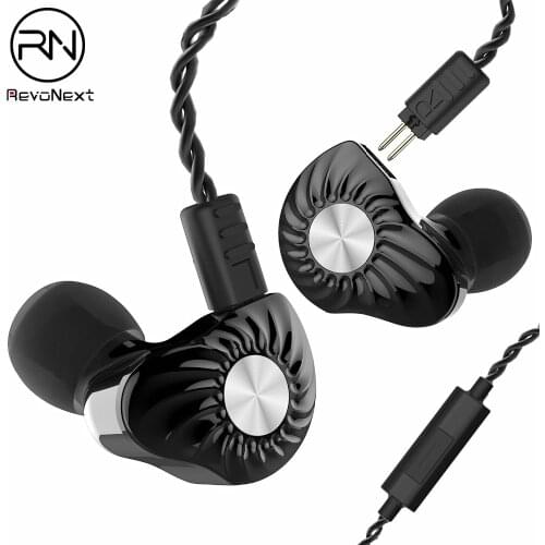 RN-RX8 In Ear Monitors Armature And Dynamic Hybrid Headset Ear Earphone Earbuds HiFi Bass Noise Isolating Ear Hooks Headphones
