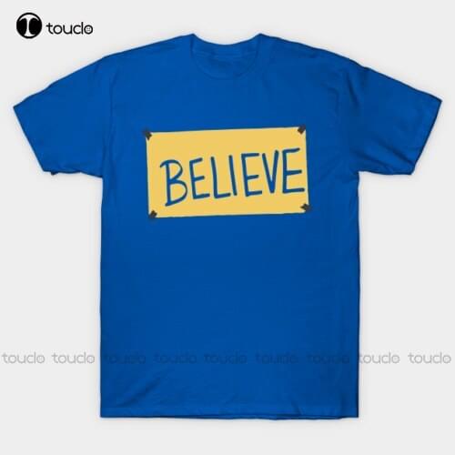 New Ted Lasso Believe T-Shirt Cotton Tee Shirt S-5Xl