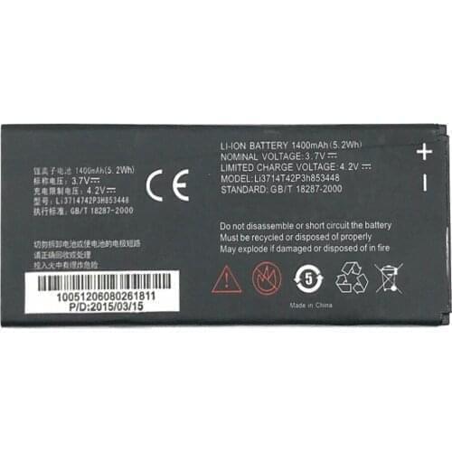 Original 1400mAh Li3714t42p3h853448 battery for ZTE Skate V960 N960/U960s/V961 cell phone