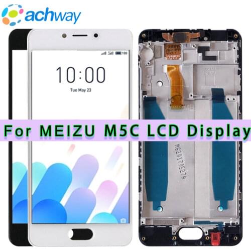 Original Tested Screen Meizu M5C LCD Touch Screen Digitizer Assembly MEIZU A5 Display 5C m710h LCD Replacement Parts Free Shopp