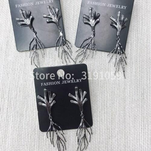 Parcel post - Jane about the style of tree-trunk earrings temperament character pendant earring female