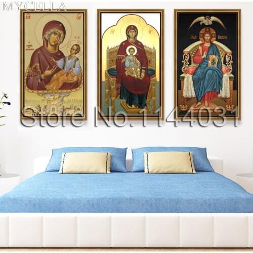 MYCELLA Diy Diamond Painting Full Square Diamond Embroidery Religion Jesus Pray God Diamond Mosaic Cross Stitch Sets Handwork