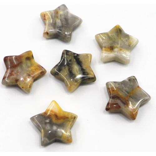 Seven Chakras Natural White Crystal Rhodonite Quartz Crystal Star Stone Healing Gemstones Lucky Stone Jewelry Making