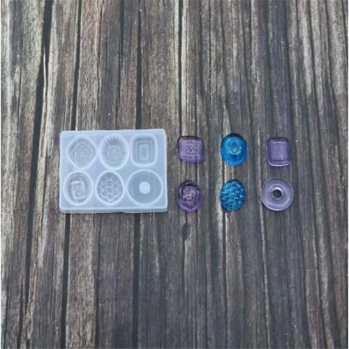 High Mirror UV Resin Silicone Molds DIY Crafts Making Crystal Epoxy Mold Earrings Candy Mould