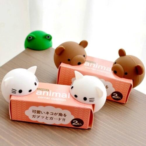 2 pcs Infants and children Silicone crash protection Baby protection corner Furniture corners protective case aTRQ0571