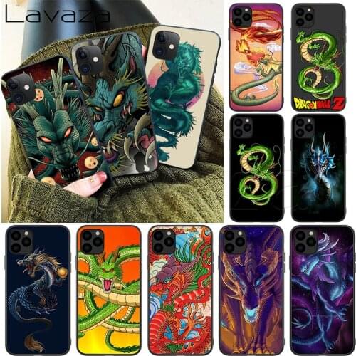 Lavaza Chinese Dragon Silicone Soft Case for iPhone 12 Mini 11 Pro XS Max XR X 8 7 6 6S Plus 5 5S SE