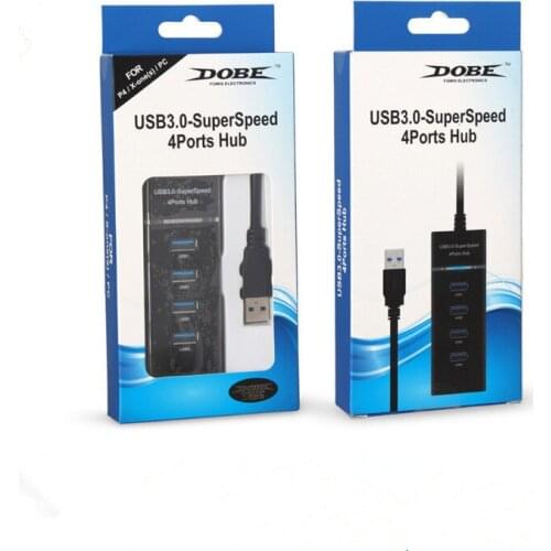 5pcs New Super Speed Usb External 4 Port USB 3.0 HUB Splitter Adapter Charging for Laptop PC Tablet for PS4 / SLIM/PRO/XBOXONE