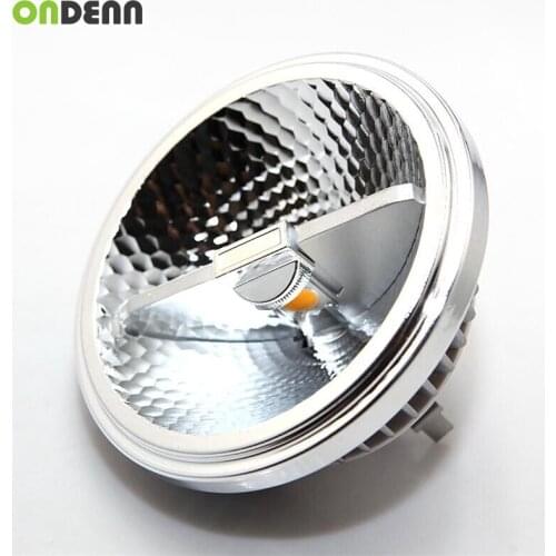 High Power AR111 15W COB LED bulb lamp Dimmable G53 15W COB LED Ceiling lamp QR111 LED Spot Light AC85-240V/DC12V LED Lamp Light