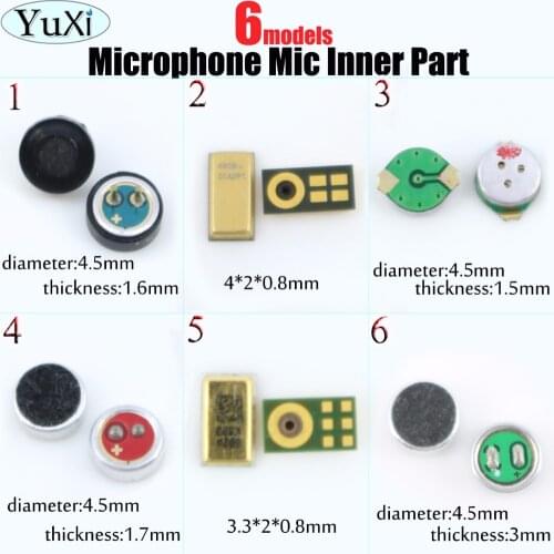 YuXi High quality Microphone internal microphone Repair for iPhone 7 Mic Inner Receiver Repair Part for mobile phone