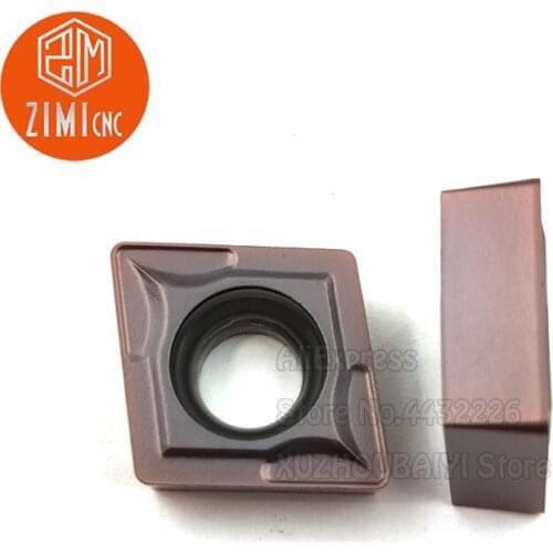 10pcs CCMT120404/08 VP15TF Rhombus Carbide Insert Cutting Tool CNC Lathe Boring Cutter Blade CCMT431/CCMT432 For Stainless Steel