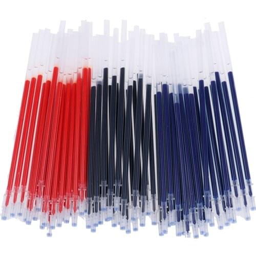 20 Pcs 0.38mm Pen Refill for Office Signature Gel Pen Blue/Black/Red Ink Rods School Writing Tools