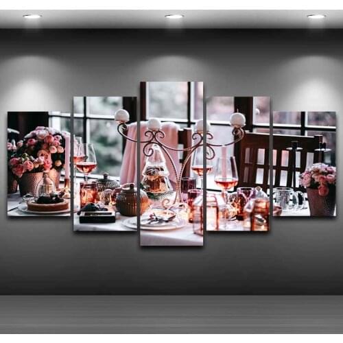 5 pcs,Full Square 5D DIY Diamond Painting Tableware Full diamond Embroidery mosaic Cross Stitch Rhinestone Painting accessory