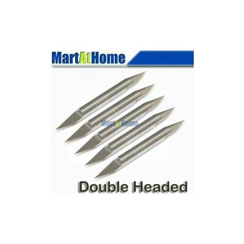 5pcs/lot Free shipping Carbide CNC PCB Engraving V Bits Cutting Tool Double Headed 30 Degree 0.2mm #SM515 @CF