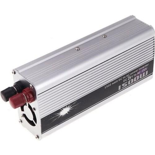 24V DC to AC 220V Car Vehicle Voltage transformer USB charger Modified Sine Wave Power Converter Adapter 1500W Inverter