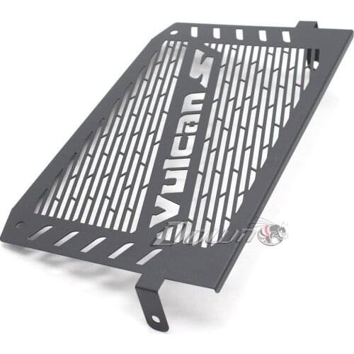 Black Motorcycle Accessories Radiator Guard Protector Grille Grill Cover For Kawasaki VULCAN S 15-16 VULCAN 650