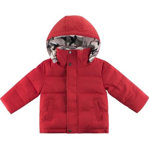 Kids Down Jackets for Girls Boys Toddler Winter Coat Children Outerwear Coats Casual Baby Clothes 2-9 Years Russia Winter Parkas