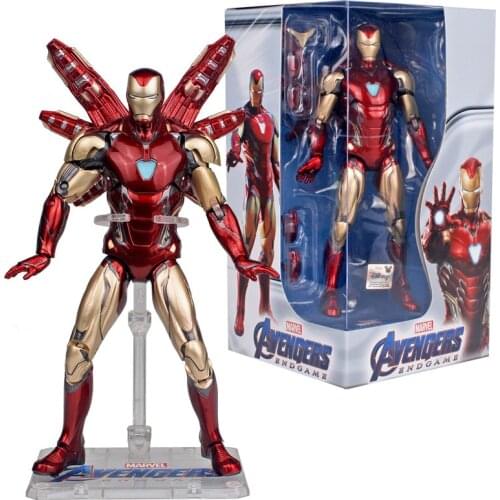 Marvel Avengers Endgame Iron Man Mk85 Ironman Pepper Potts Mk49 Rescue Nano Weapon Set Tony Stark Action Figure Gifts Original