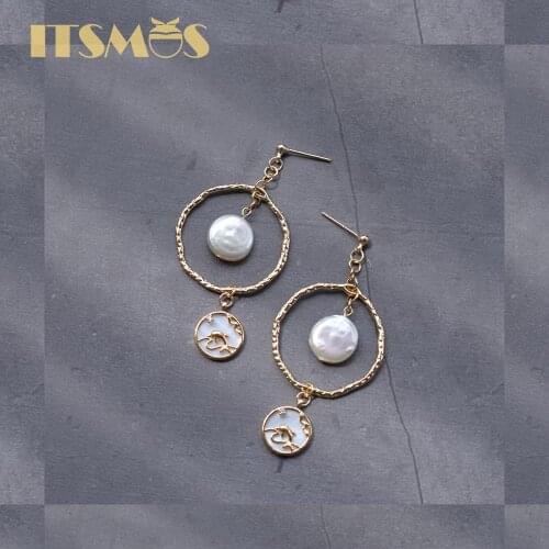 ITSMOS Women's Gold Earrings