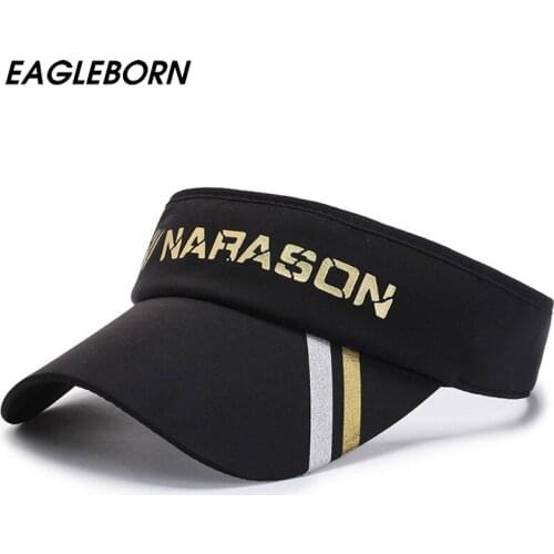 EAGLEBORN New Tennis Caps Stylish Women Men Unisex Beach Sports Sun Visor Hat Golf Running Cap Summer Travel Sun Hat Outdoor