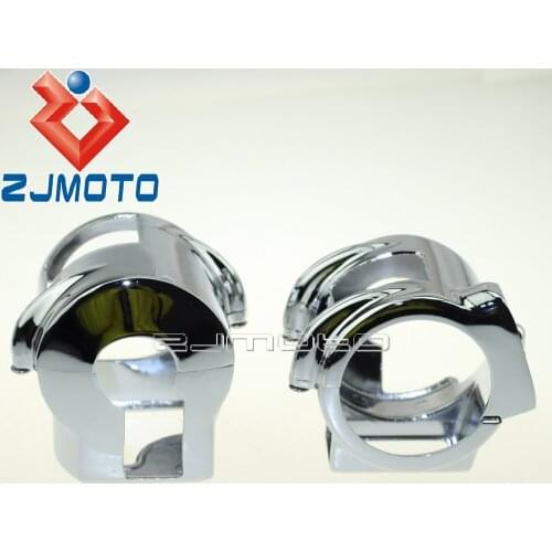 Motorcycle Left Right Handlebar Switch Housing Set For Honda VTX1800 C R S F N w/ Hydraulic Clutch 02-07 Aluminum Switch Covers