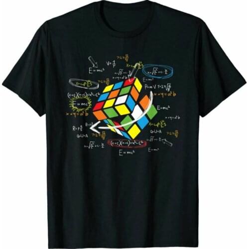 Cool Math Rubik Rubix Rubics Player Cube Math Lovers T Shirt Full Size Hot New