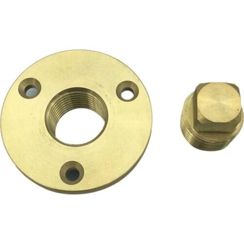 Brass Drain Plug Bronze Garboard Marine Boat Yacht Screw Drain Plug 1 Inch Mounting Hole Fishing