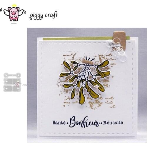 Piggy Craft metal cutting dies cut die mold Hole clip Scrapbook paper craft knife mould blade punch stencils dies
