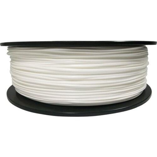Nisay TPU-1KG 1.75 3D Printer Filament, Dimensional Accuracy +/- 0.03 mm 1kg Spool 1.75 mm White