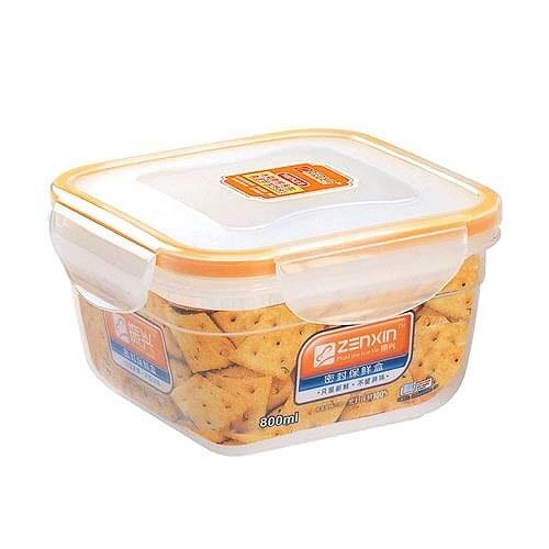 New 800ml Fresh box high quality PP 13*13*7.5cm cute color 5 pcs/lot free shipping