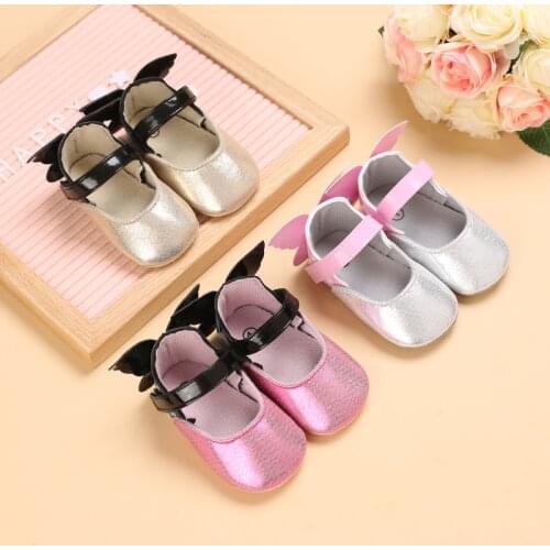 Brand New Newborn Infant Kid Baby Girl Butterfly Shoes Cute Princess Shoes With Wings Fashion First Walkers 0-18Month
