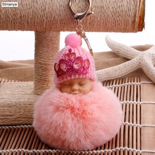 New Men New Plush doll Pendant High Quality Keychains Car Charm Accessories Hot Women Best Party gift Jewelry K1947