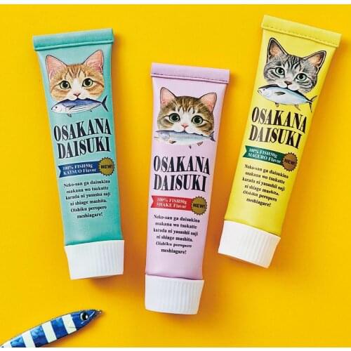 New Cute Creative Cat Eating Fish Hose, Pen Bag And Cosmetic In 2019 Cosmetic bag