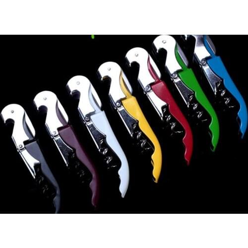 Stainless Steel Bottle Opener Sea horse Wine Corkscrew Openers red Wine Corkscrew Tool Multifunction colorful drop shipping