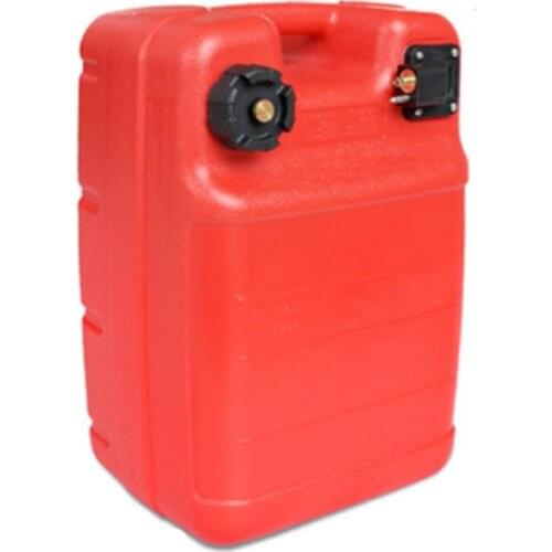 24L Plastic Fuel Tank Assembly Boat Motor External Fuel Tank for Yamaha 2-4Stroke Outboard Engine Oil Cans Tubing Fuel Connector