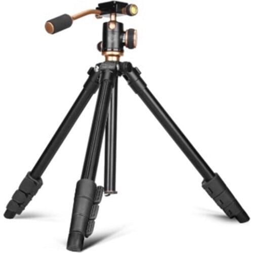 Q160 Professional Travel Camera Tripod Ball Head Handle Pan Head Compatibility for Digital Camera