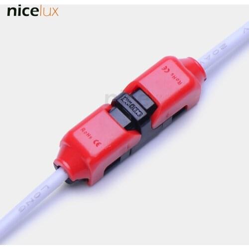 10pcs Scotch Lock Quick Splice Wire Wiring Connectors for 1 Line 22-20AWG LED Strip Wire Car Audio Cable Terminals Crimp